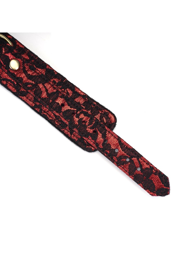 Victorian Garden Lace And Velvet Collar With Leash Liebe Seele