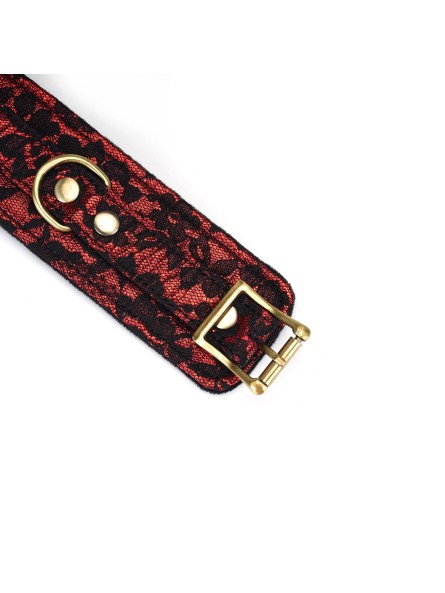 Kajdanki Victorian Garden Lace And Velvet Wrist Cuffs Liebe Seele