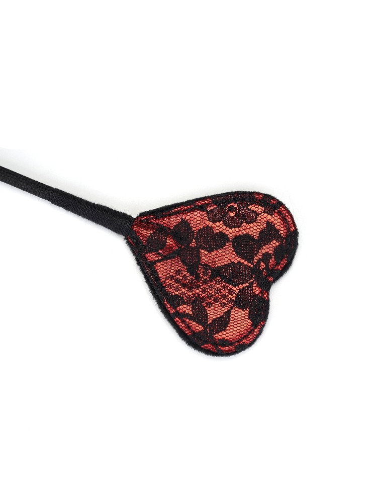 Szpicruta Victorian Garden Lace & Velvet Riding Crop Liebe Seele