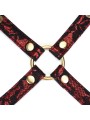 Uprząż Bondage Victorian Garden Lace And Pu Hogtie Liebe Seele