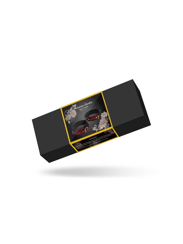 Victorian Garden Lace And Velvet Thigh Cuffs S/M Liebe Seele