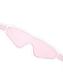 Maska White & Pink Fairygoat Leather Blindfold Liebe Seele