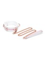 Obróżka White & Pink Fairy Goat Leather Collar Liebe Seele