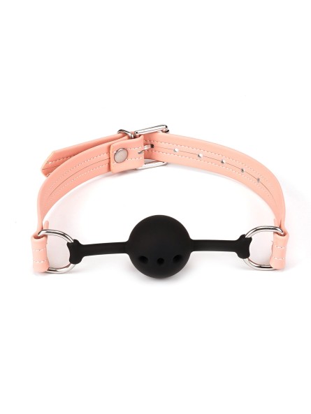 Knebel Pink Organosilicon Ball Gag Liebe Seele