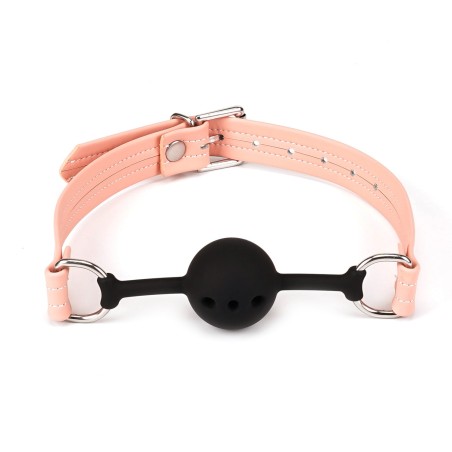 Knebel Pink Organosilicon Ball Gag Liebe Seele