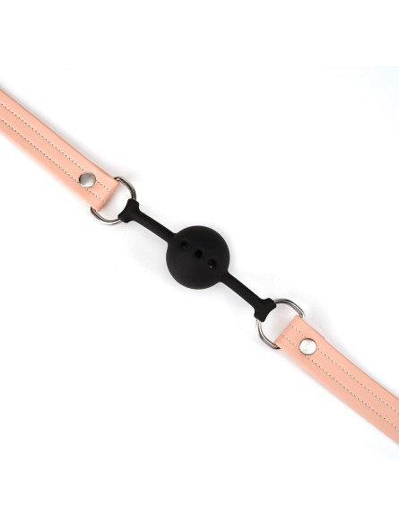 Knebel Pink Organosilicon Ball Gag Liebe Seele