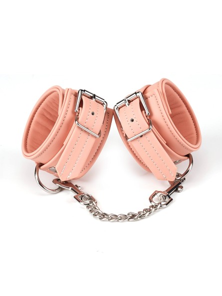 Kajdanki Pink Organosilicon Wrist Cuffs Liebe Seele