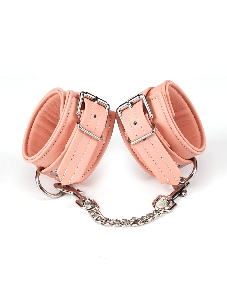 Kajdanki Pink Organosilicon Wrist Cuffs Liebe Seele