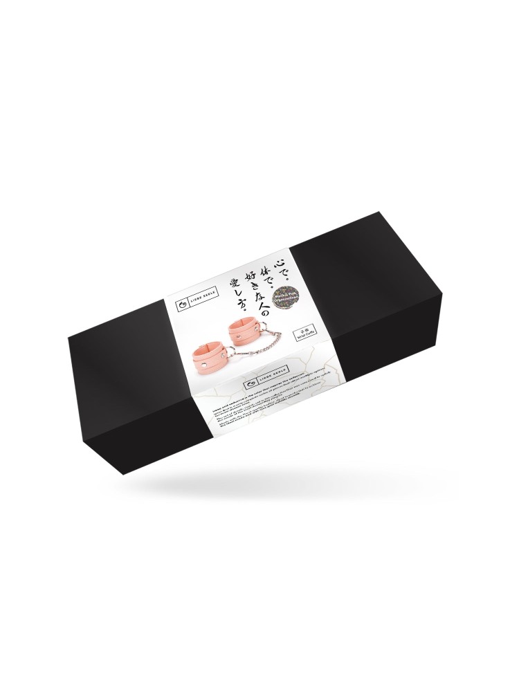 Kajdanki Pink Organosilicon Wrist Cuffs Liebe Seele