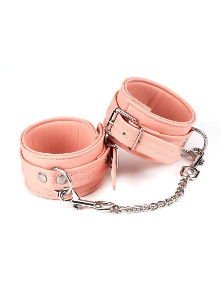 Kajdanki Pink Organosilicon Ankle Cuffs Liebe Seele
