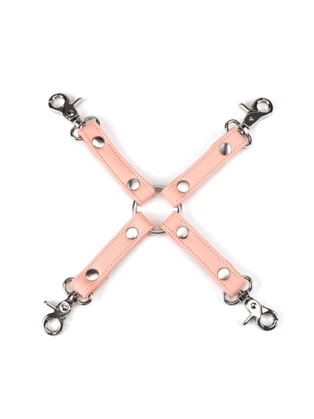 Uprząż Bondage Pink Organosilicon Hogtie Liebe Seele