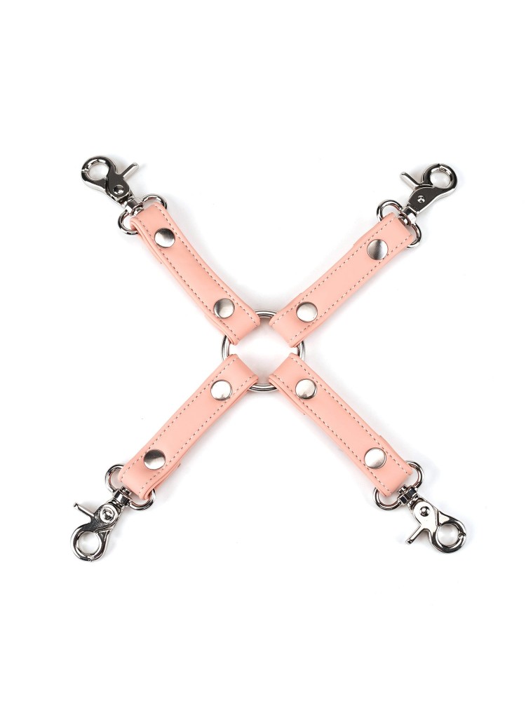 Uprząż Bondage Pink Organosilicon Hogtie Liebe Seele