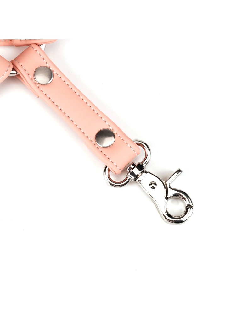 Uprząż Bondage Pink Organosilicon Hogtie Liebe Seele