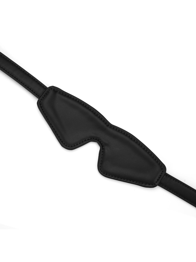 Maska Na Oczy Black Organosilicon Blindfold Liebe Seele