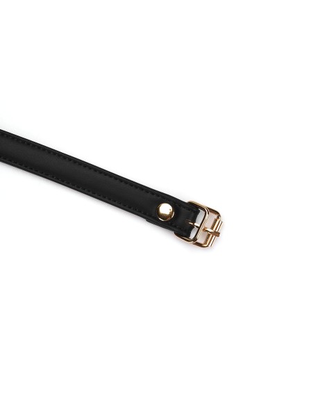 Maska Na Oczy Black Organosilicon Blindfold Liebe Seele