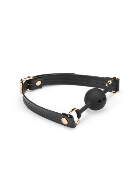 Knebel Black Organosilicon Ball Gag Liebe Seele