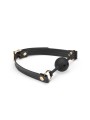 Knebel Black Organosilicon Ball Gag Liebe Seele