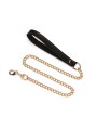 Obróżka Black Organosilicon Collar With Leash Liebe Seele
