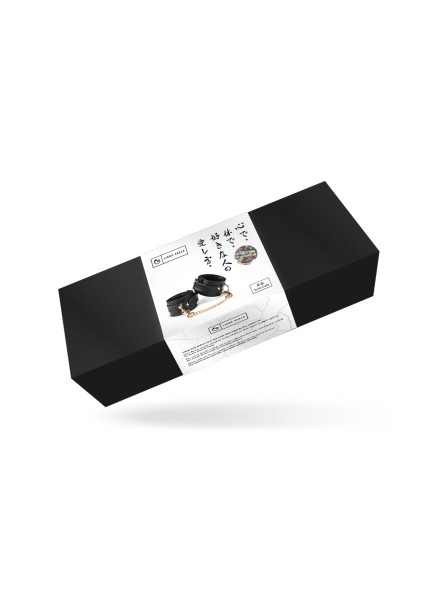 Kajdanki Black Organosilicon Ankle Cuffs Liebe Seele