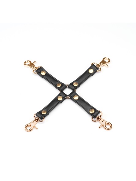 Uprząż Bondage Black Organosilicon Hogtie Liebe Seele
