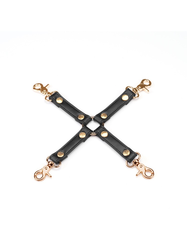 Uprząż Bondage Black Organosilicon Hogtie Liebe Seele