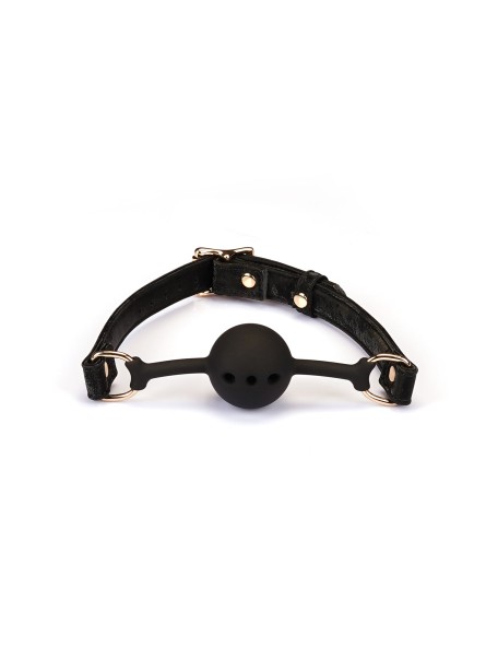 Knebel Boudoir Amor Black Ball Gag Liebe Seele