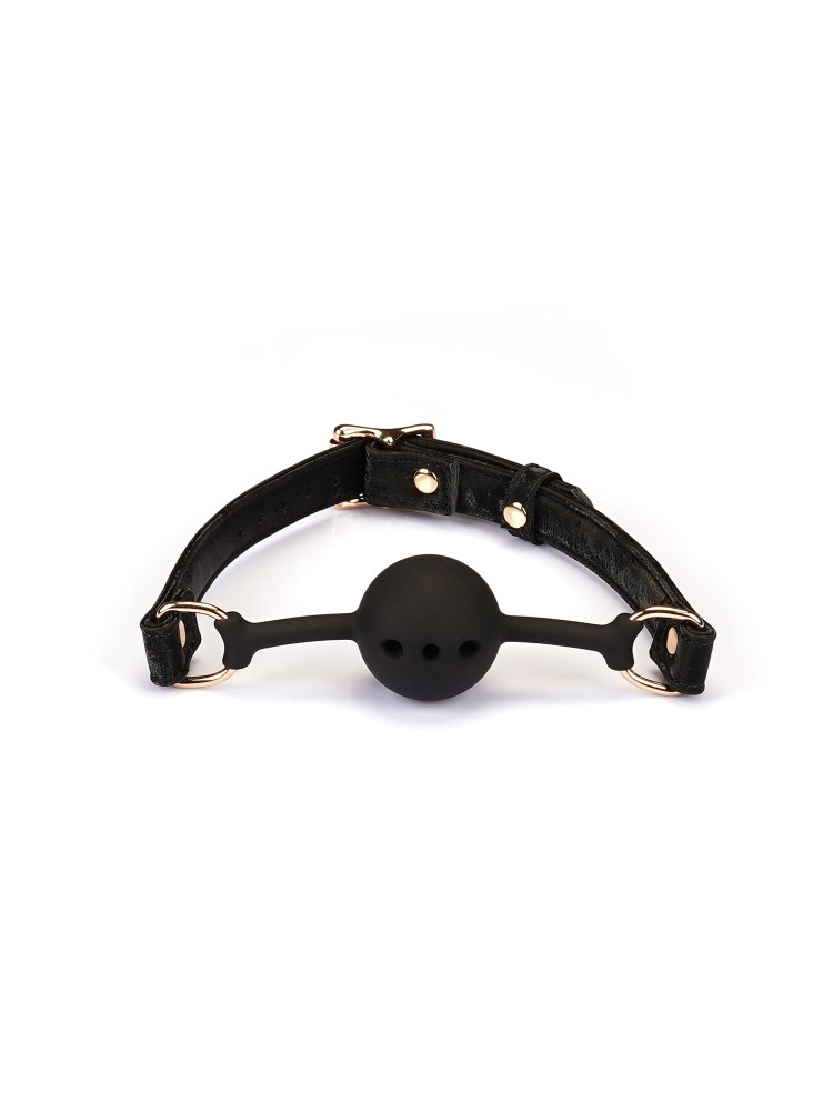 Knebel Boudoir Amor Black Ball Gag Liebe Seele
