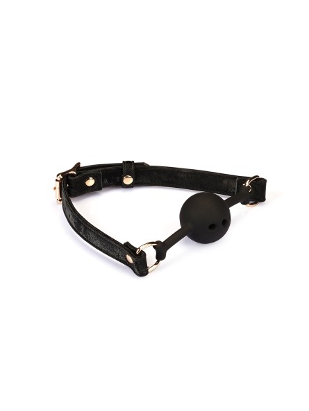 Knebel Boudoir Amor Black Ball Gag Liebe Seele
