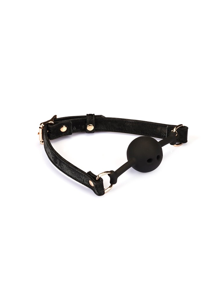 Knebel Boudoir Amor Black Ball Gag Liebe Seele