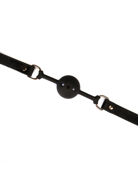 Knebel Boudoir Amor Black Ball Gag Liebe Seele