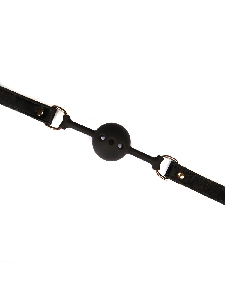 Knebel Boudoir Amor Black Ball Gag Liebe Seele