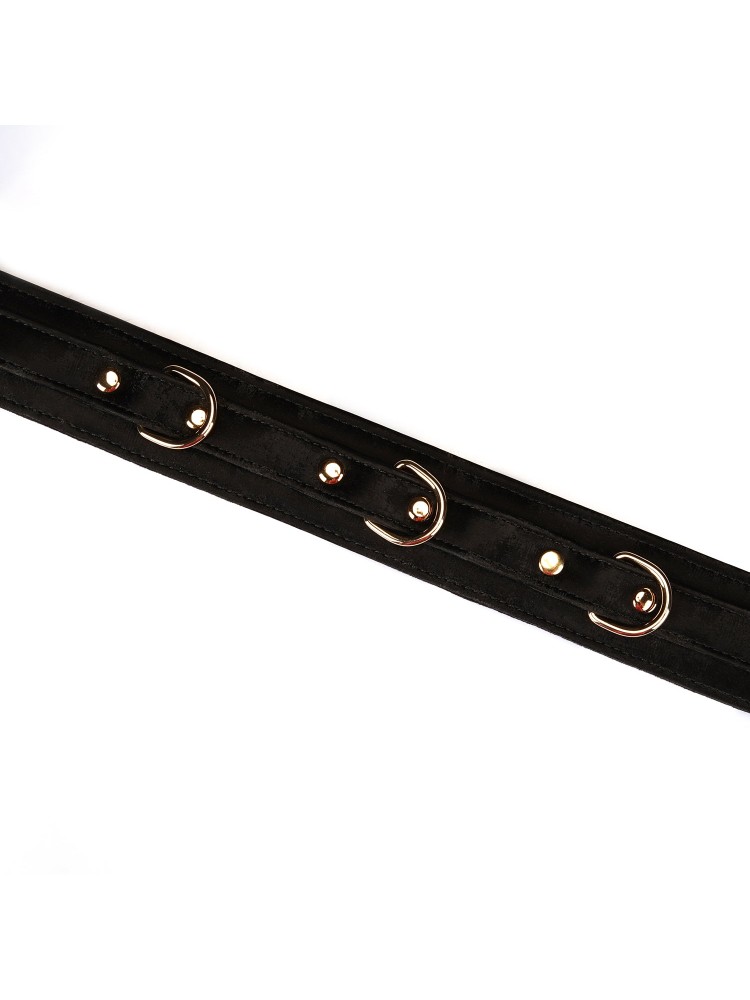 Obróżka Boudoir Amor Black Collar Liebe Seele