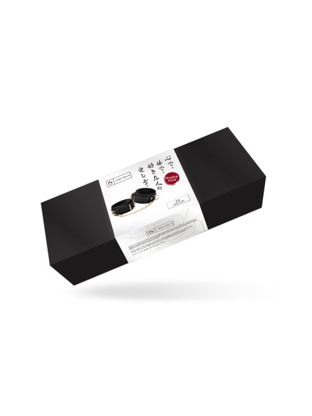 Kajdanki Boudoir Amor Black Ankle Cuffs Liebe Seele