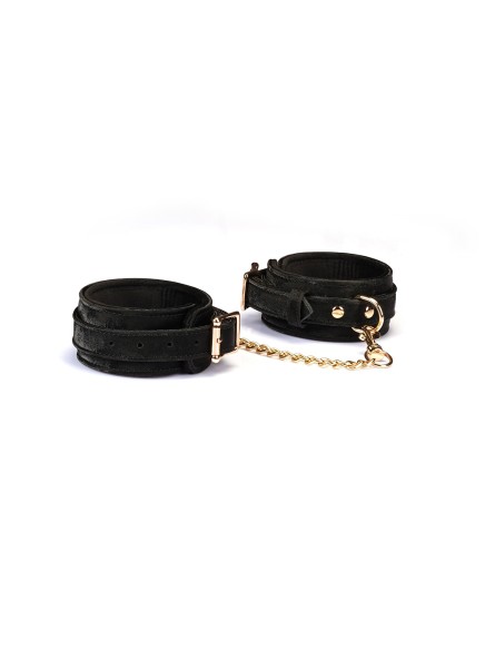 Kajdanki Boudoir Amor Black Ankle Cuffs Liebe Seele