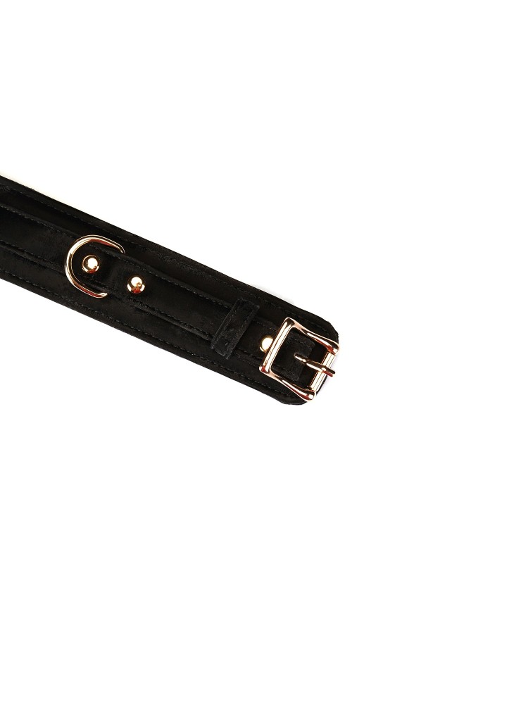 Kajdanki Boudoir Amor Black Ankle Cuffs Liebe Seele