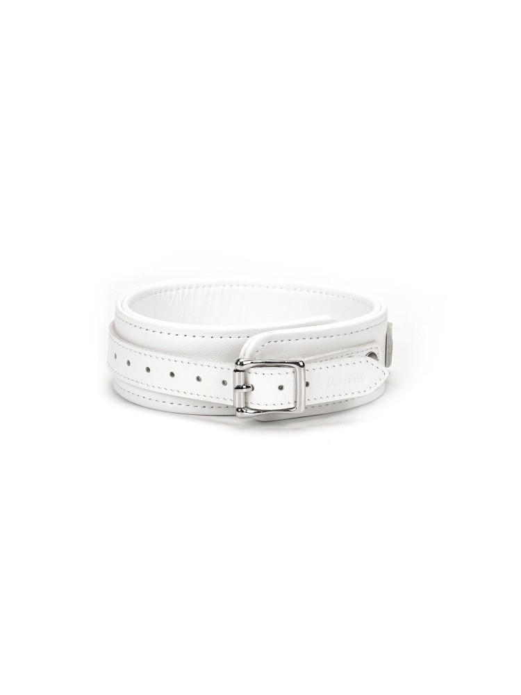 Obróżka Ze Smyczą Fuji White Collar With Leash Liebe Seele