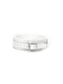 Obróżka Ze Smyczą Fuji White Collar With Leash Liebe Seele