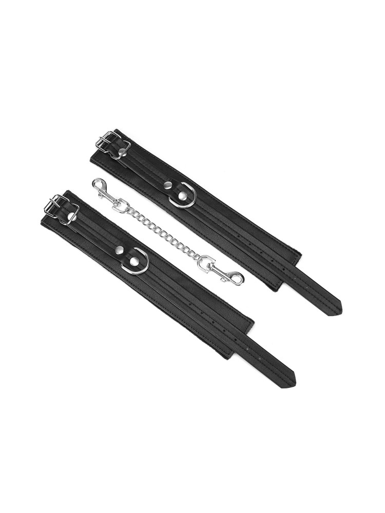 Kajdanki Black Bond Ankle Cuffs Liebe Seele