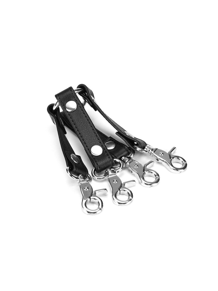 Uprząż Bondage Black Bond Hogtie Liebe Seele