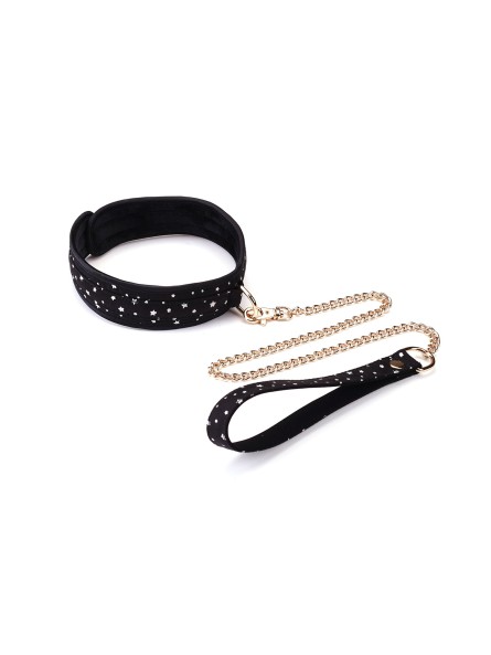 Zestaw Stary Nights 7Pcs Bondage Kit Black Stary Pu Liebe Seele
