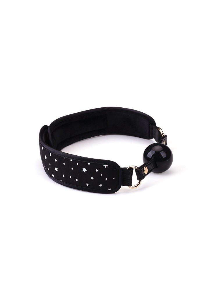 Zestaw Stary Nights 7Pcs Bondage Kit Black Stary Pu Liebe Seele