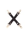 Zestaw Stary Nights 7Pcs Bondage Kit Black Stary Pu Liebe Seele