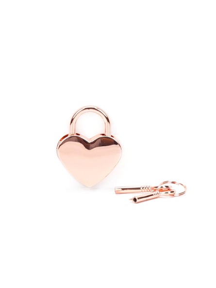 Kłódka Rose Gold Heart Shape Padlock (2Pcs A Set) Liebe Seele