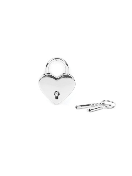 Kłódka Silver Heart Shape Padlock (2Pcs A Set) Liebe Seele