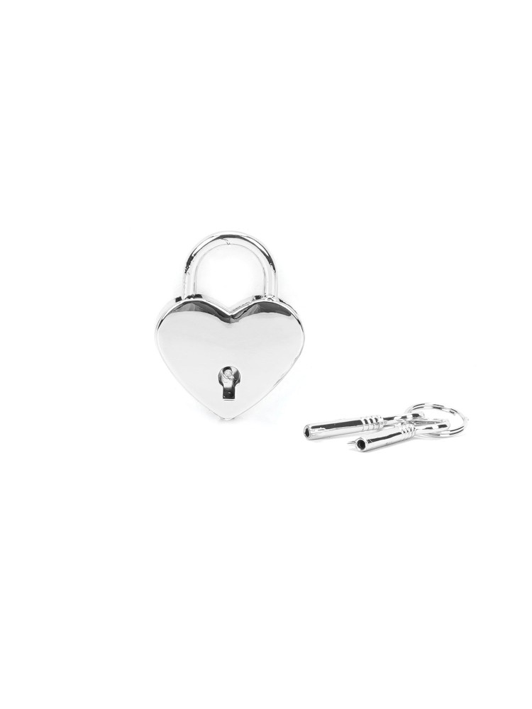 Kłódka Silver Heart Shape Padlock (2Pcs A Set) Liebe Seele