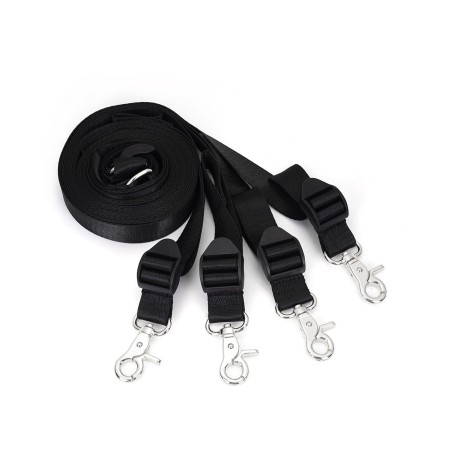 Underbed Webbing Accessory With Clips In Silver Liebe Seele