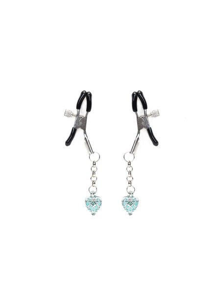 Klamerki Na Sutki Glow-In-Dark Nipple Clamps Liebe Seele błękitne