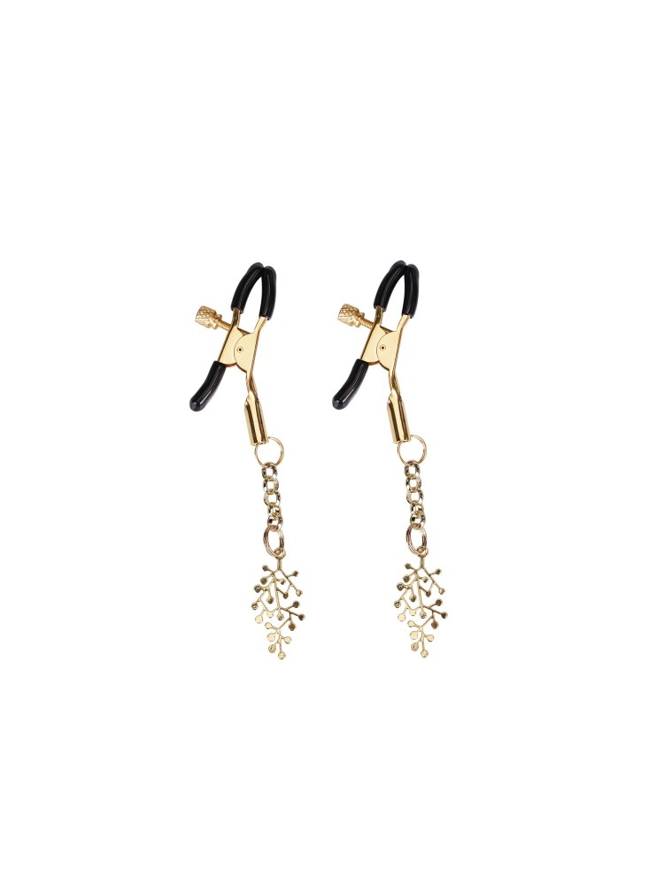 Klamerki Na Sutki Gold Rose Tree Nipple Clamps Liebe Seele