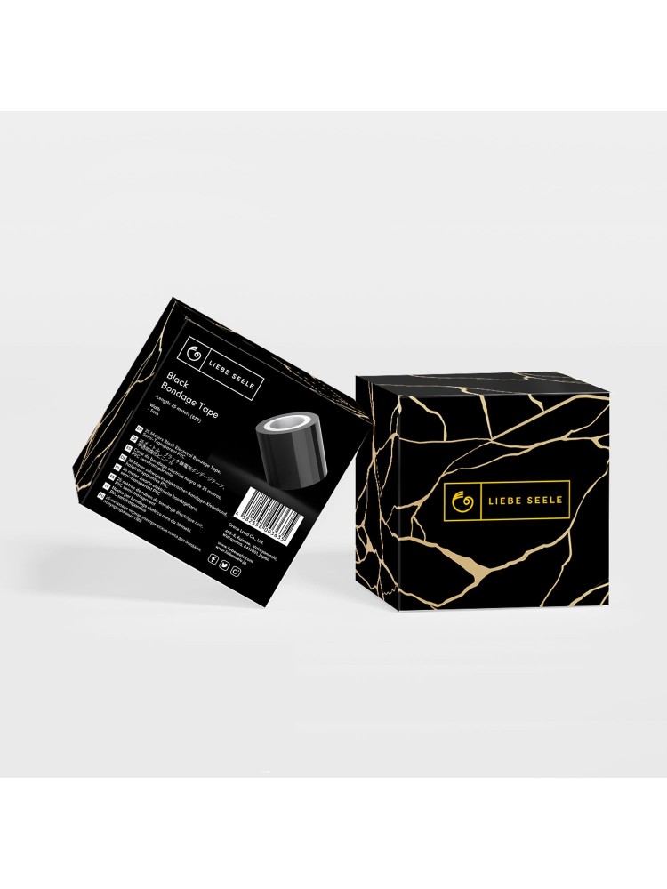 Taśma Do Krępowania 25M Long Bondage Tape Black Liebe Seele