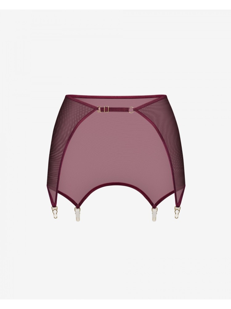 Pas Do Pończoch Gwen Burgundy M/L Promees